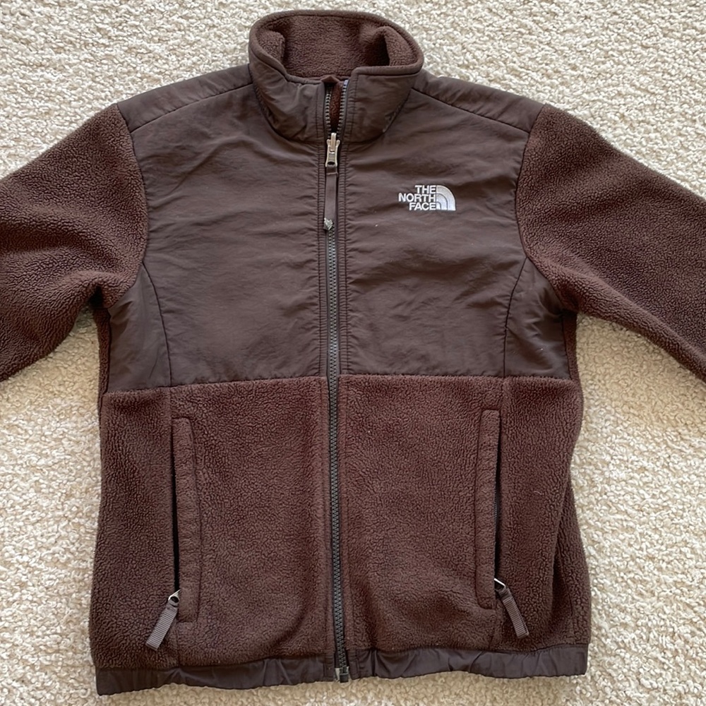 North Face Brown Fleece Jacket